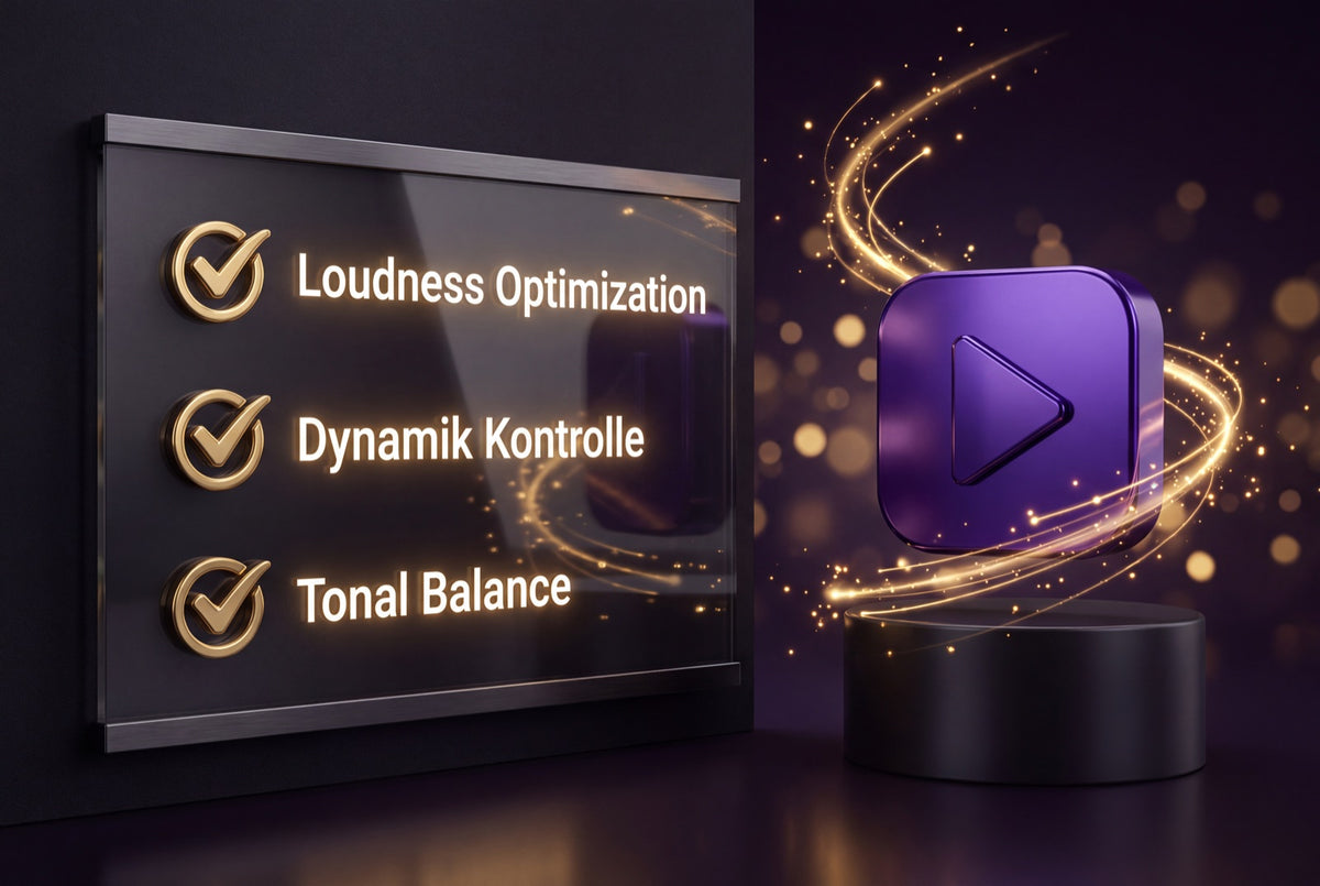 Streamingfertiges Mastering — Loudness, Dynamik und Tonal Balance