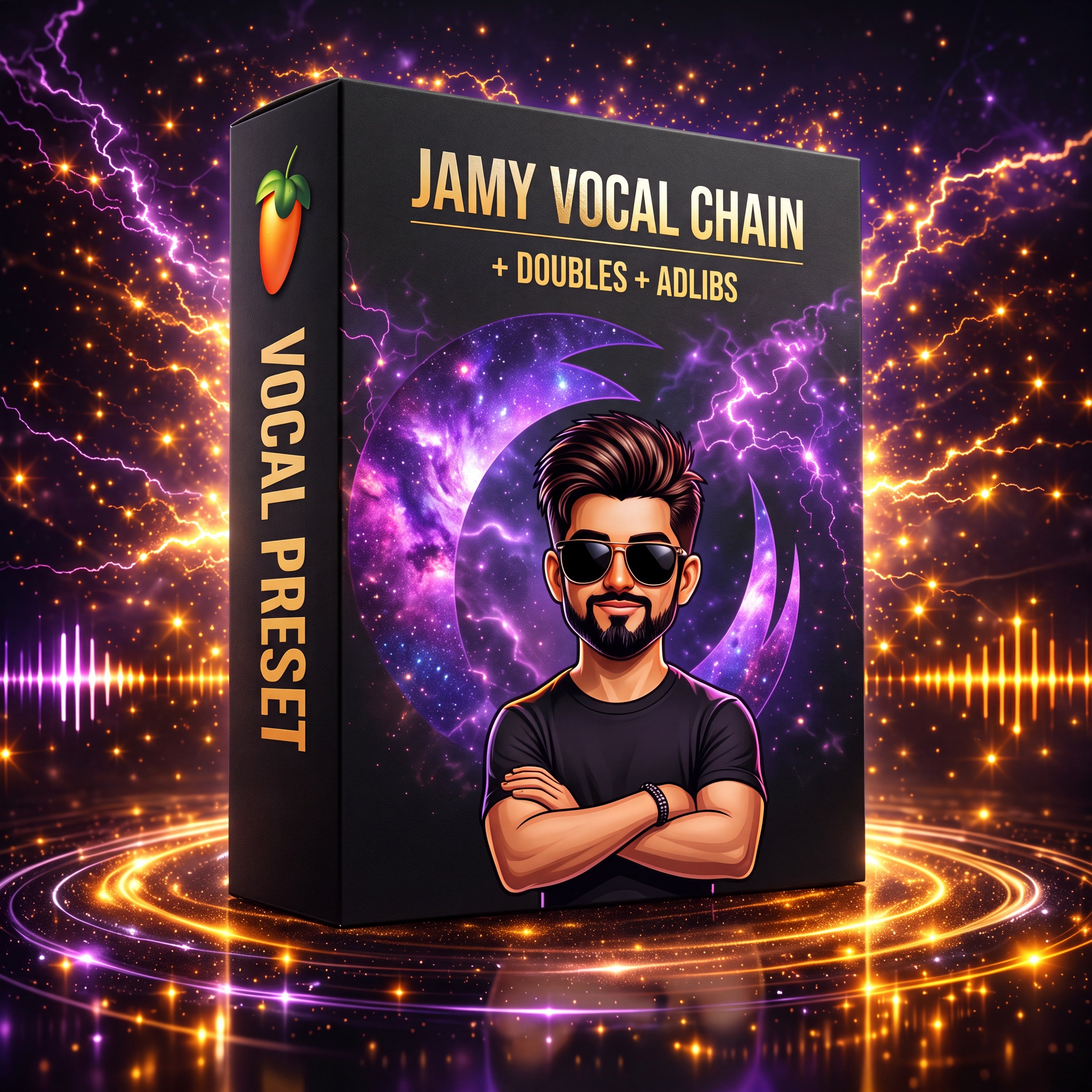 Vocal Chain Preset Jamy mit Doubles und Adlibs — Mixing-Kette für professionelle Vocals